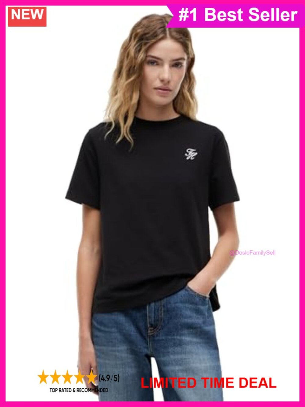 Short Sleeve Cotton Graphic Crew Neck T-Shirt with Stretch